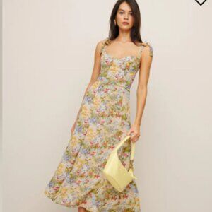Reformation Nadira Midi Dress - Countryside - Size 12